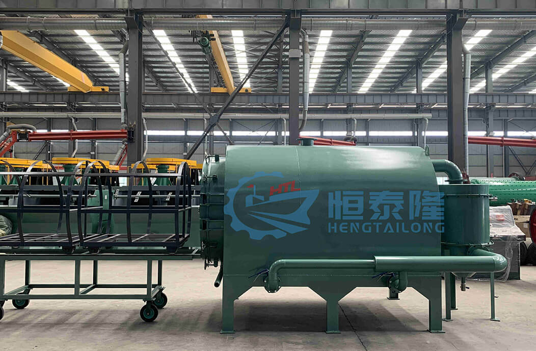 Horizontal carbonization furnace