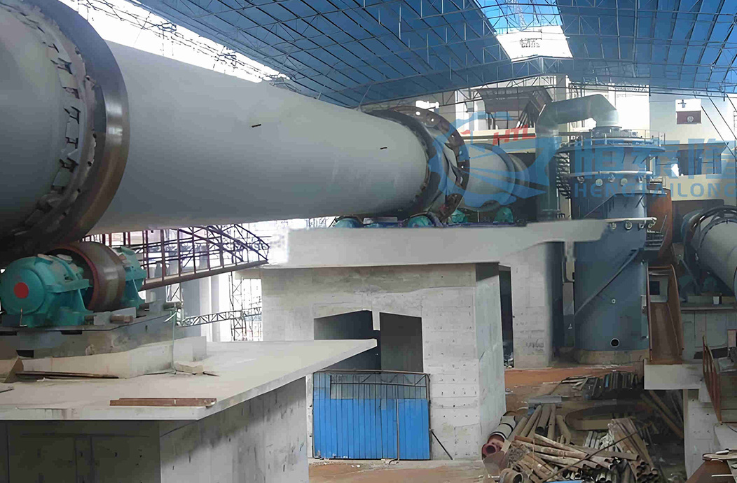 Lime calcination rotary kiln