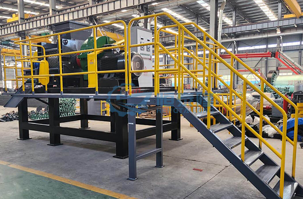 Slag briquette machine