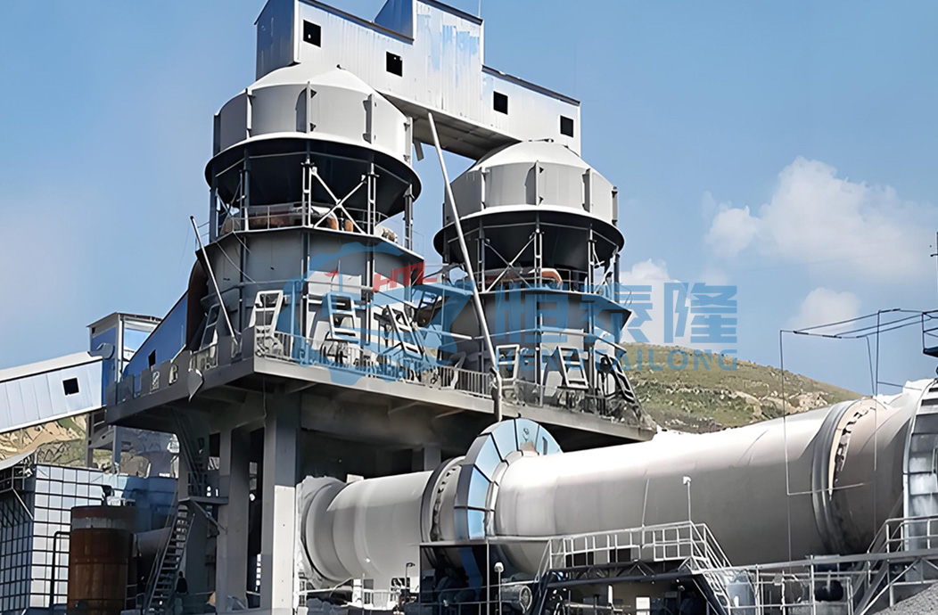 Zinc oxide calcination rotary kiln