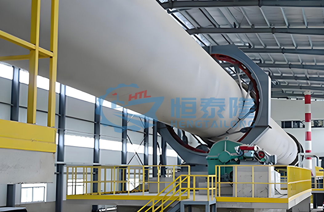 Zinc oxide calcination rotary kiln