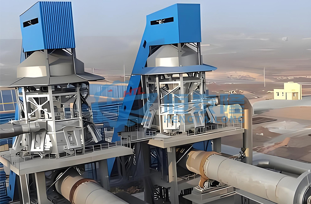 Zinc oxide calcination rotary kiln